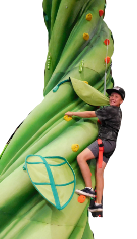A Child Enjoying Turbo Climb Prestons And Bankstown During Schools Holiday